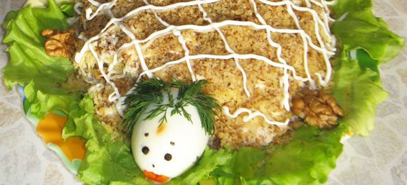 Вкусные и красивые салаты на день рождения