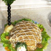 Салат «Черепаха» с курицей шаг 12