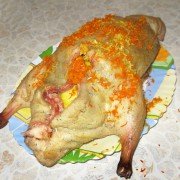 Утка фаршированная апельсинами и лимонами шаг 3 Утка фаршированная апельсинами и лимонами шаг 3