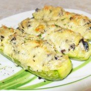 Фаршированные кабачки, запеченные в духовке шаг 10