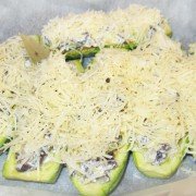 Фаршированные кабачки, запеченные в духовке шаг 9