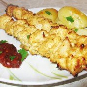 Шашлык из курицы в духовке шаг 9 Шашлык из курицы в духовке шаг 9