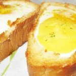 Яйца пашот в гнезде