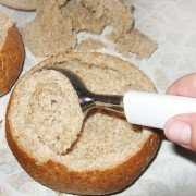 Чешский картофельный суп пюре в хлебе шаг 2 Чешский картофельный суп пюре в хлебе шаг 2