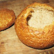 Чешский картофельный суп пюре в хлебе шаг 3 Чешский картофельный суп пюре в хлебе шаг 3