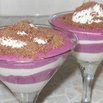 Десерт из творога, мороженого и маскарпоне