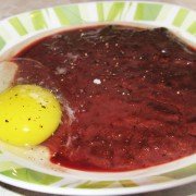 Говяжья печень с грибами шаг 1 Говяжья печень с грибами шаг 1