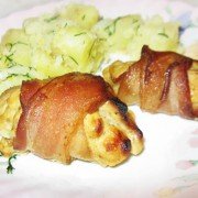 Куриные рулеты в беконе шаг 5