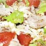 Салат с курицей и грейпфрутом