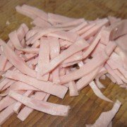 Салат из кольраби с ветчиной и морковью - шаг 3 Салат из кольраби с ветчиной и морковью - шаг 3