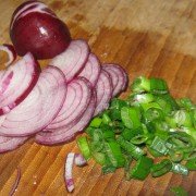 Салат из кольраби с ветчиной и морковью - шаг 4 Салат из кольраби с ветчиной и морковью - шаг 4