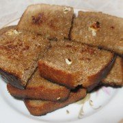 Чесночные гренки к пиву - финал