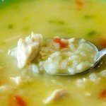Куриный суп с рисом