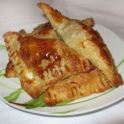 Пирожки из слоеного теста  с бараниной - финал