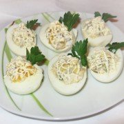 Фаршированные яйца с сельдью - финал