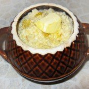 Пшенная каша с тыквой, запеченная в горшке - шаг 4 Пшенная каша с тыквой, запеченная в горшке - шаг 4