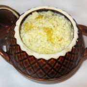 Пшенная каша с тыквой, запеченная в горшке - финал Пшенная каша с тыквой, запеченная в горшке - финал