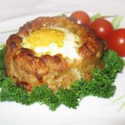 Гнезда из фарша с яйцом - финал Гнезда из фарша с яйцом - финал