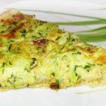 Песочный пирог с начинкой из кабачков