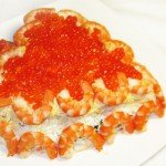 Праздничный салат из морепродуктов «С любовью»