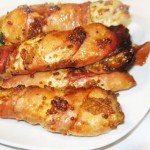 Куриное филе, запеченное в беконе