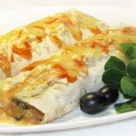 Буррито с фаршем и белой фасолью