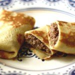 Блинчики, фаршированные мясом