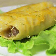 Каннеллони фаршированные грибами и брокколи