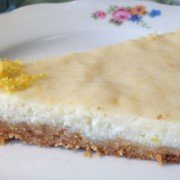 Лимонный пирог из печенья с рикоттой