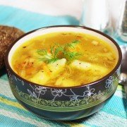 Суп картофельный с галушками - финал Суп картофельный с галушками - финал