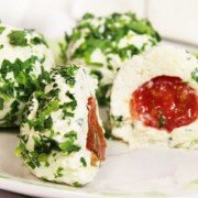 Сырная закуска с помидорами черри