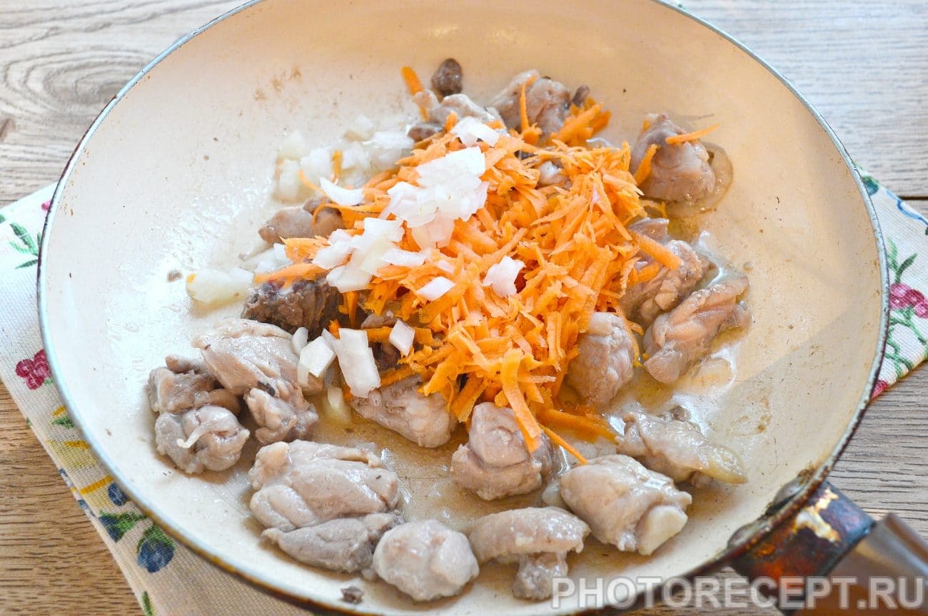 Плов с курицей и грибами рецепт пошагово Плов с курицей и грибами рецепт пошагово