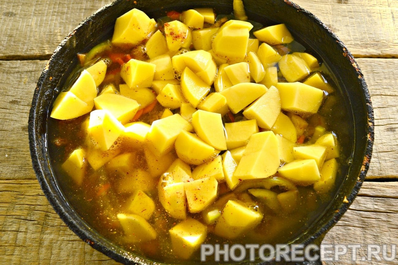 Картошка с курицей и шампиньонами рецепт пошагово Картошка с курицей и шампиньонами рецепт пошагово