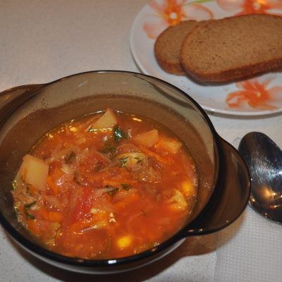 Украинский борщ в мультиварке - рецепт с фото