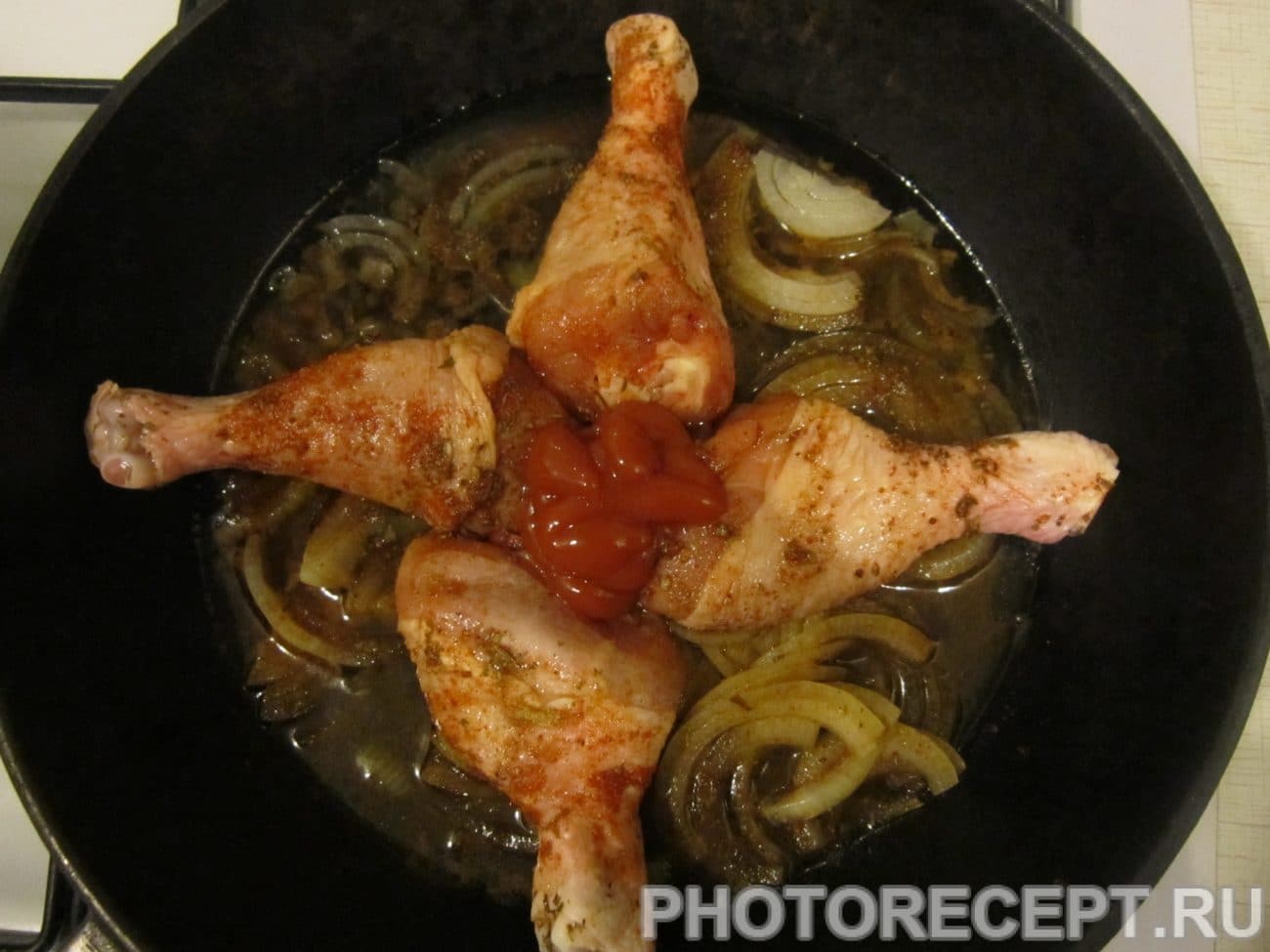 Рецепт курицы в сметанном соусе на сковороде пошагово Рецепт курицы в сметанном соусе на сковороде пошагово