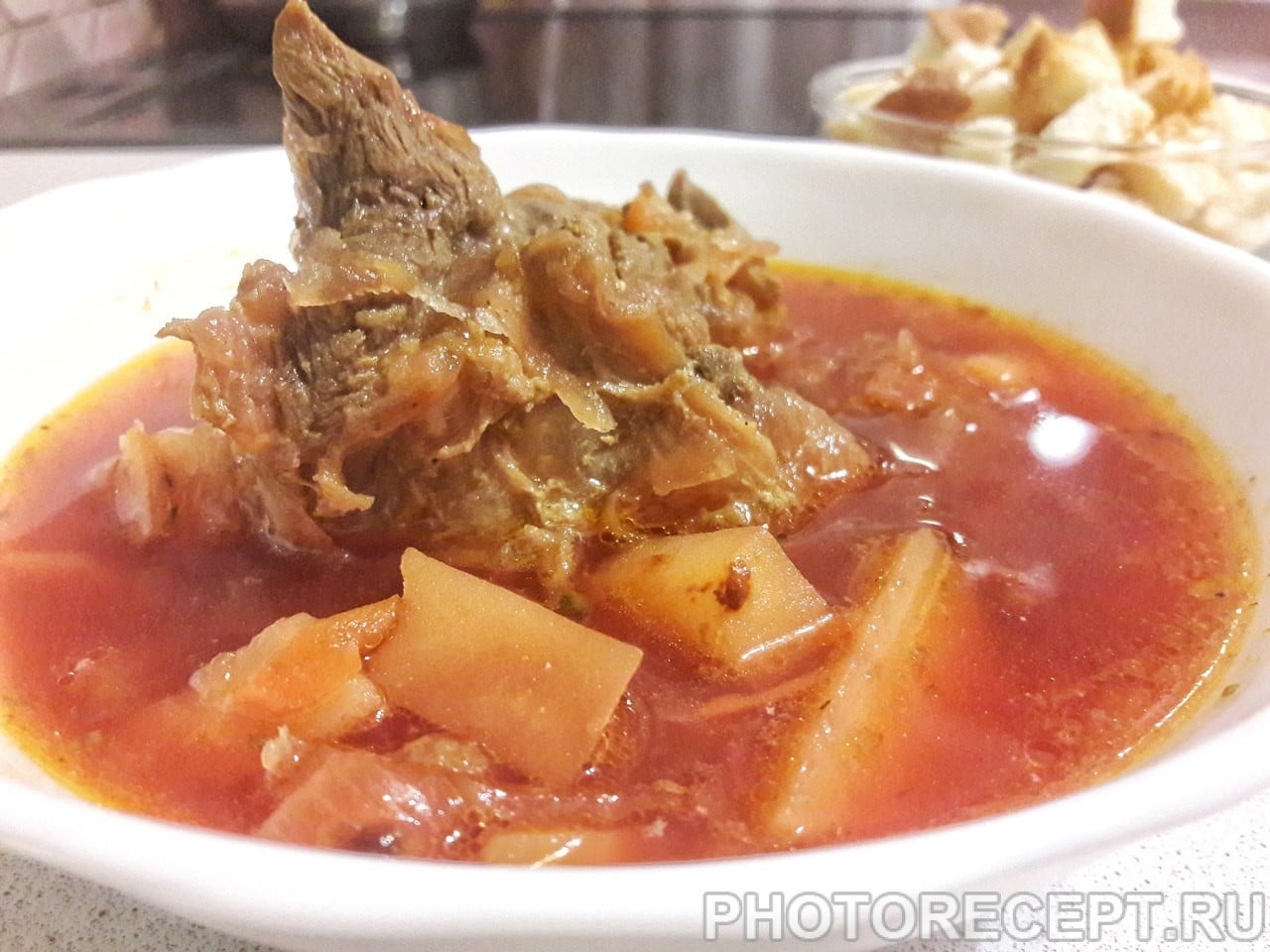 Борщ с мясом пошаговый рецепт с Борщ с мясом пошаговый рецепт с