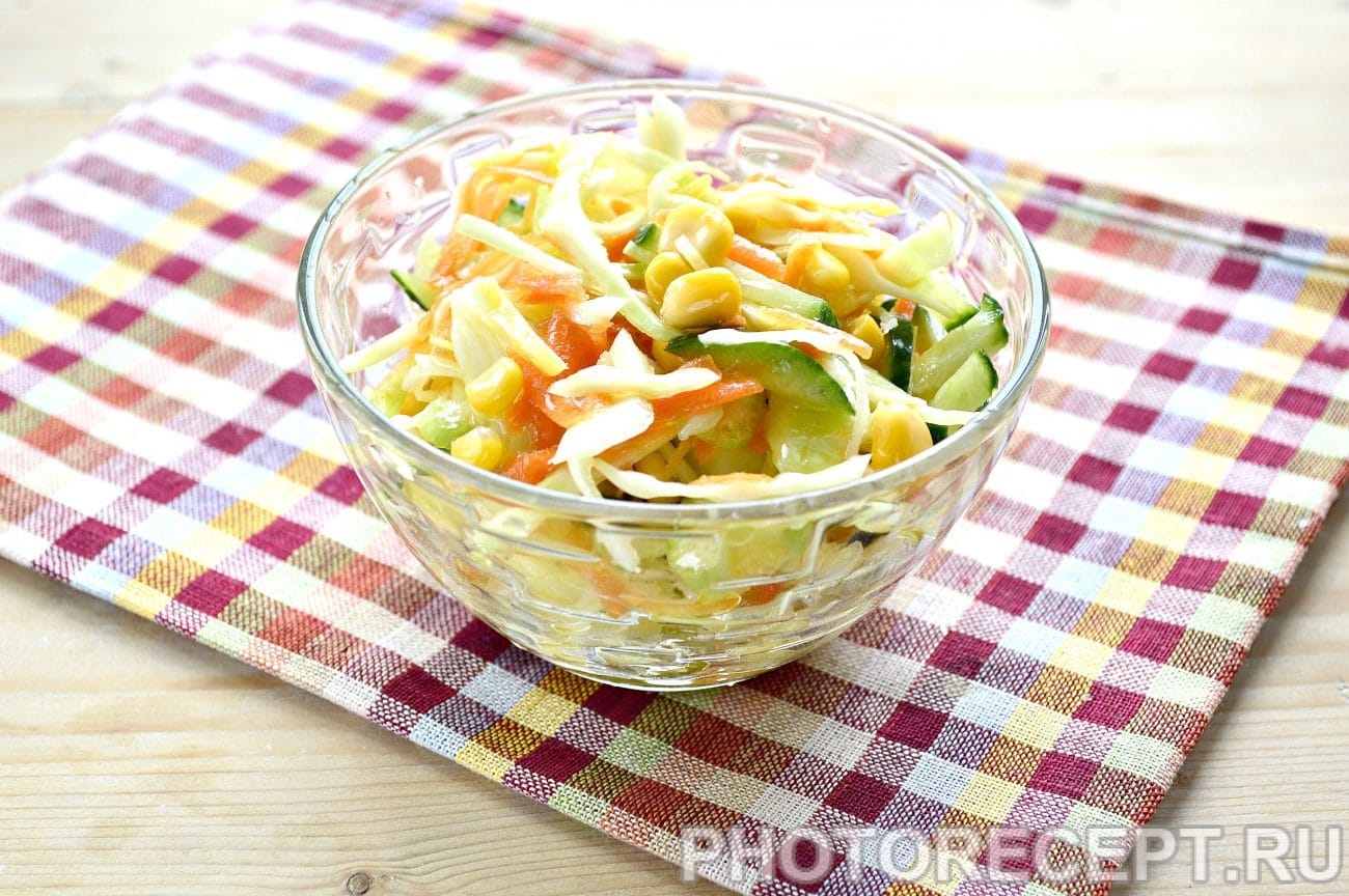 Салаты с кукурузой рецепты пошаговое Салаты с кукурузой рецепты пошаговое