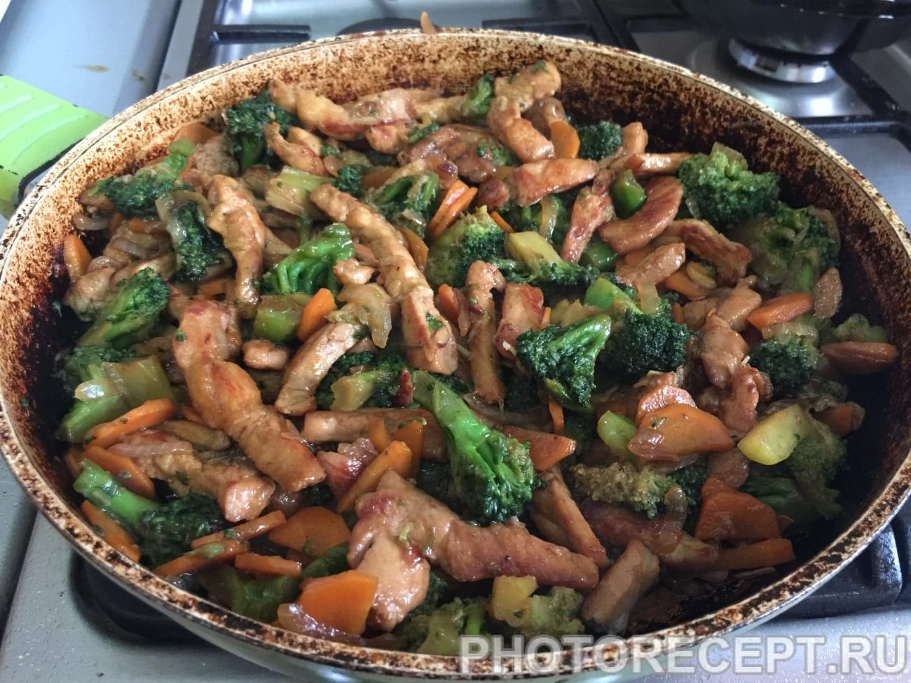 Мясо с брокколи рецепт пошагово Мясо с брокколи рецепт пошагово