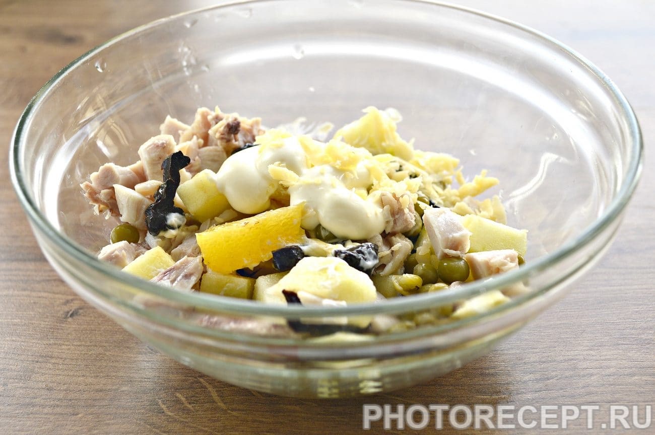 Салат с курицей и майонезом в домашних условиях рецепт Салат с курицей и майонезом в домашних условиях рецепт