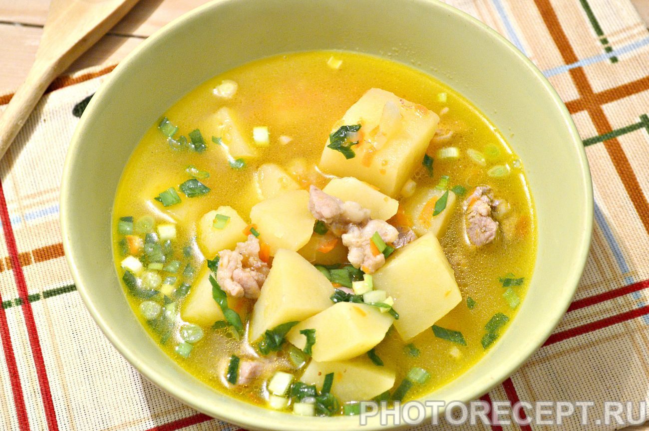 Мясной суп с картофелем рецепт пошагово Мясной суп с картофелем рецепт пошагово