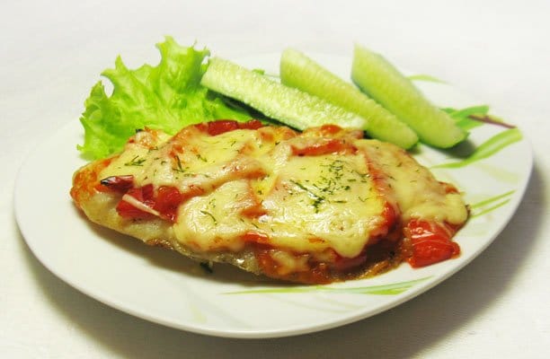 Нежная рыба с болгарским перцем