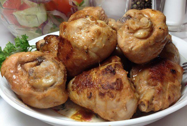 Куриные бедра по-римски