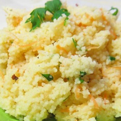 Кус-кус с морковью и петрушкой