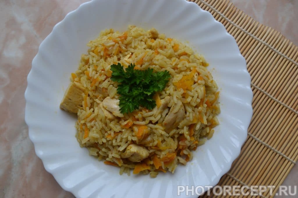 Плов с курицей
