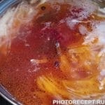 Фото рецепта - Борщ без мяса - шаг 8