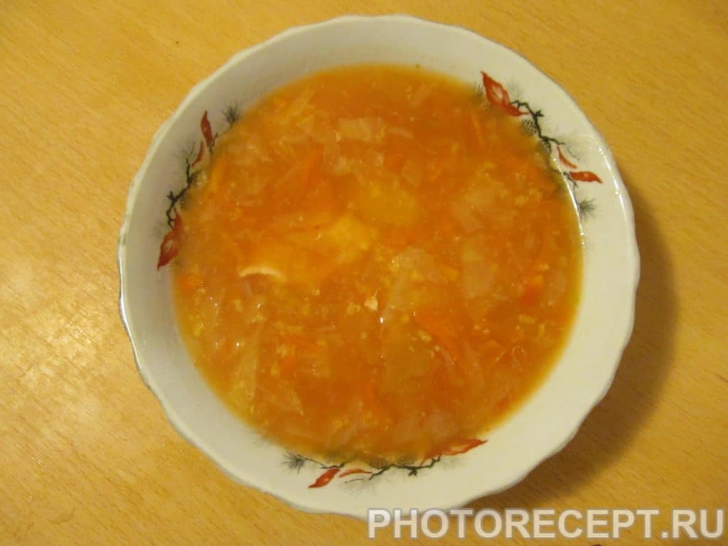 Капустняк – борщ с пшеном в мультиварке