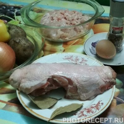 Фото рецепта - Суп с фрикадельками куриными - шаг 1