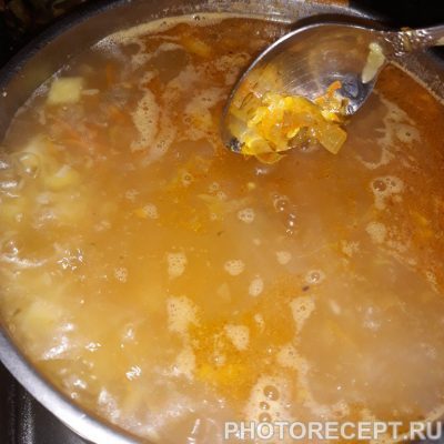 Фото рецепта - Ароматный рассольник с рисом - шаг 10