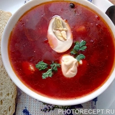 Фото рецепта - Свекольник горячий - шаг 6