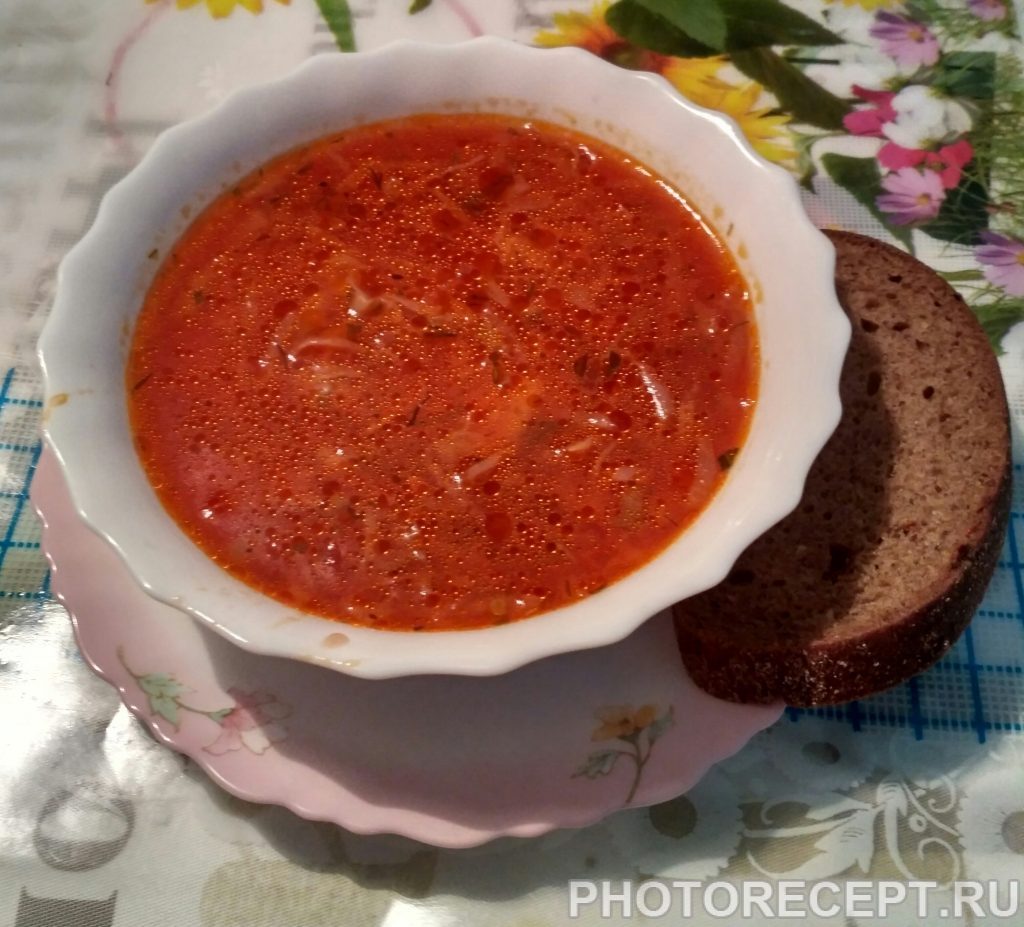 Борщ семейный